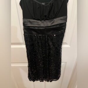 Eclipse Black Mini Dress